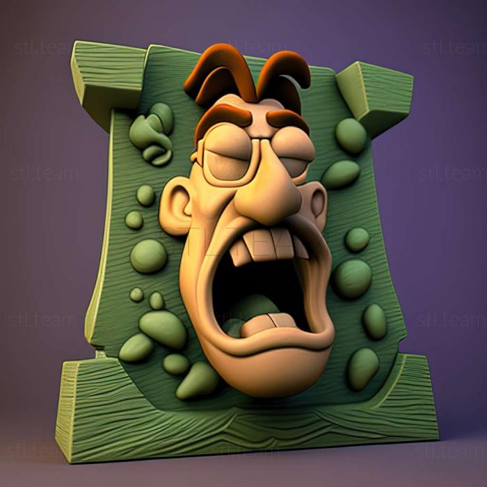 3D model Day of the Tentacle Remastered game (STL)